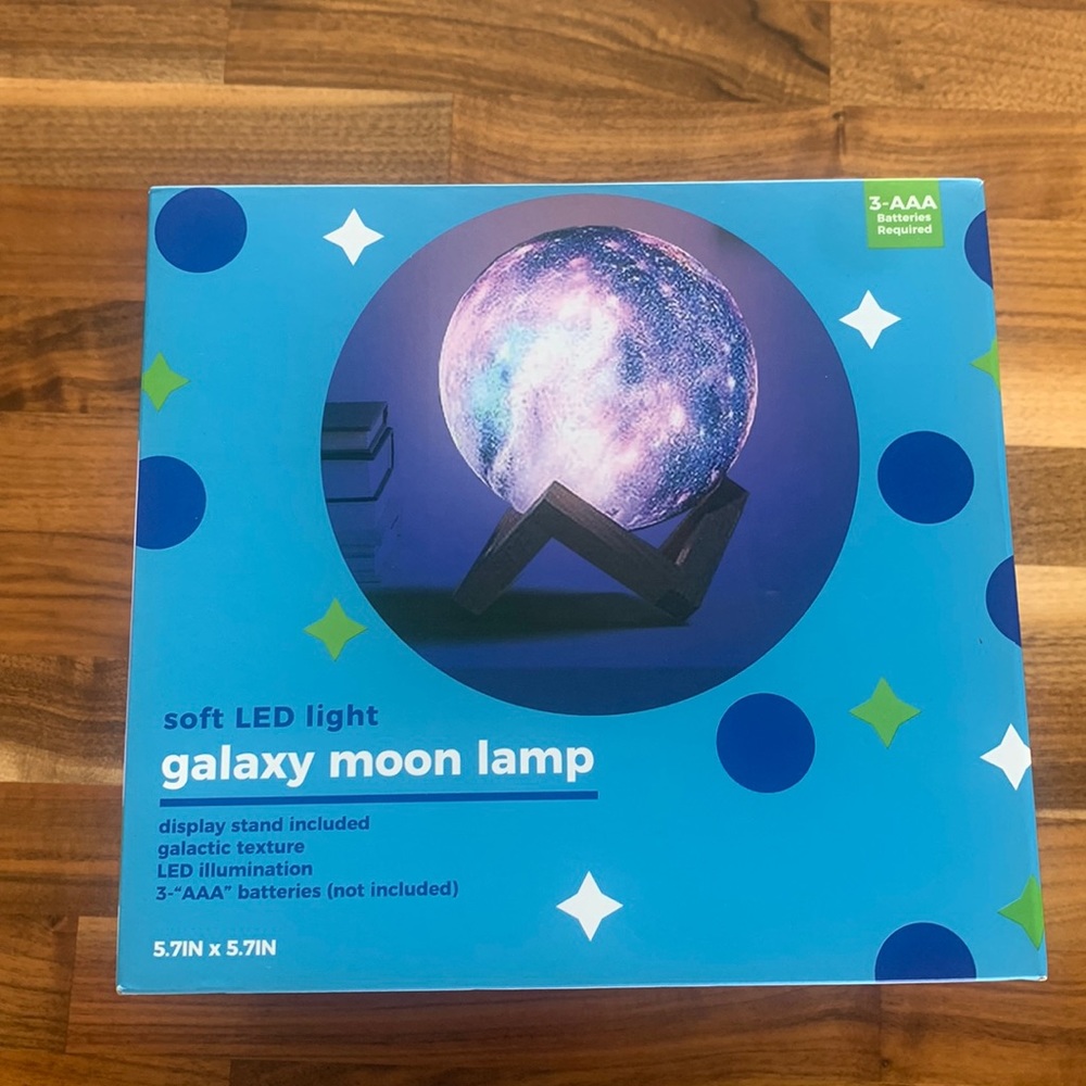 Galaxy Moon Lamp